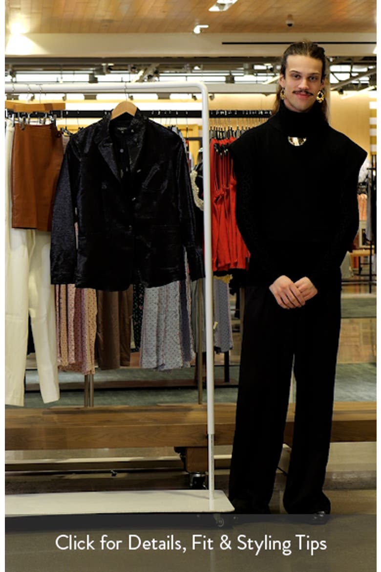 Sid Metallic Wool Blend Jacket video