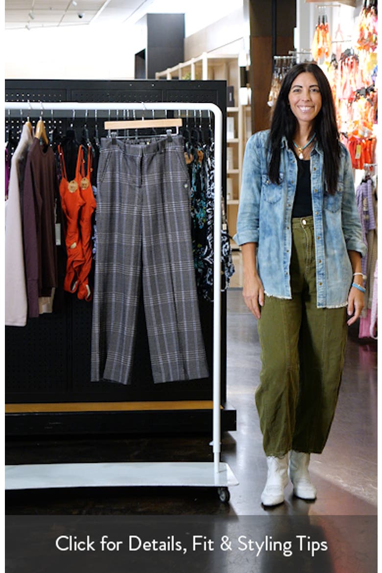 Kids' Check Wide Leg Pants video