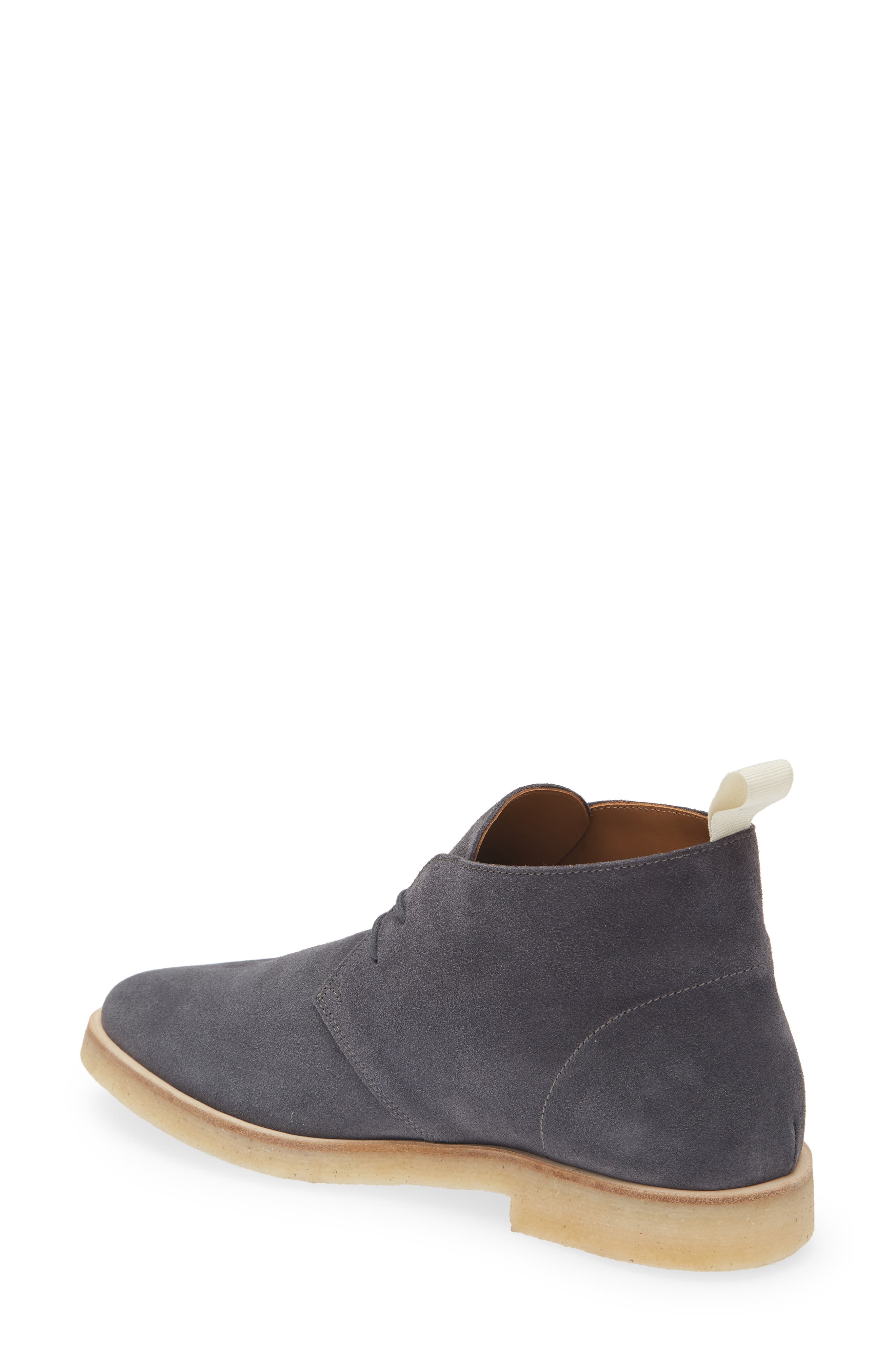 Suede Chukka Boot, Alternate, color, WASHED BLACK