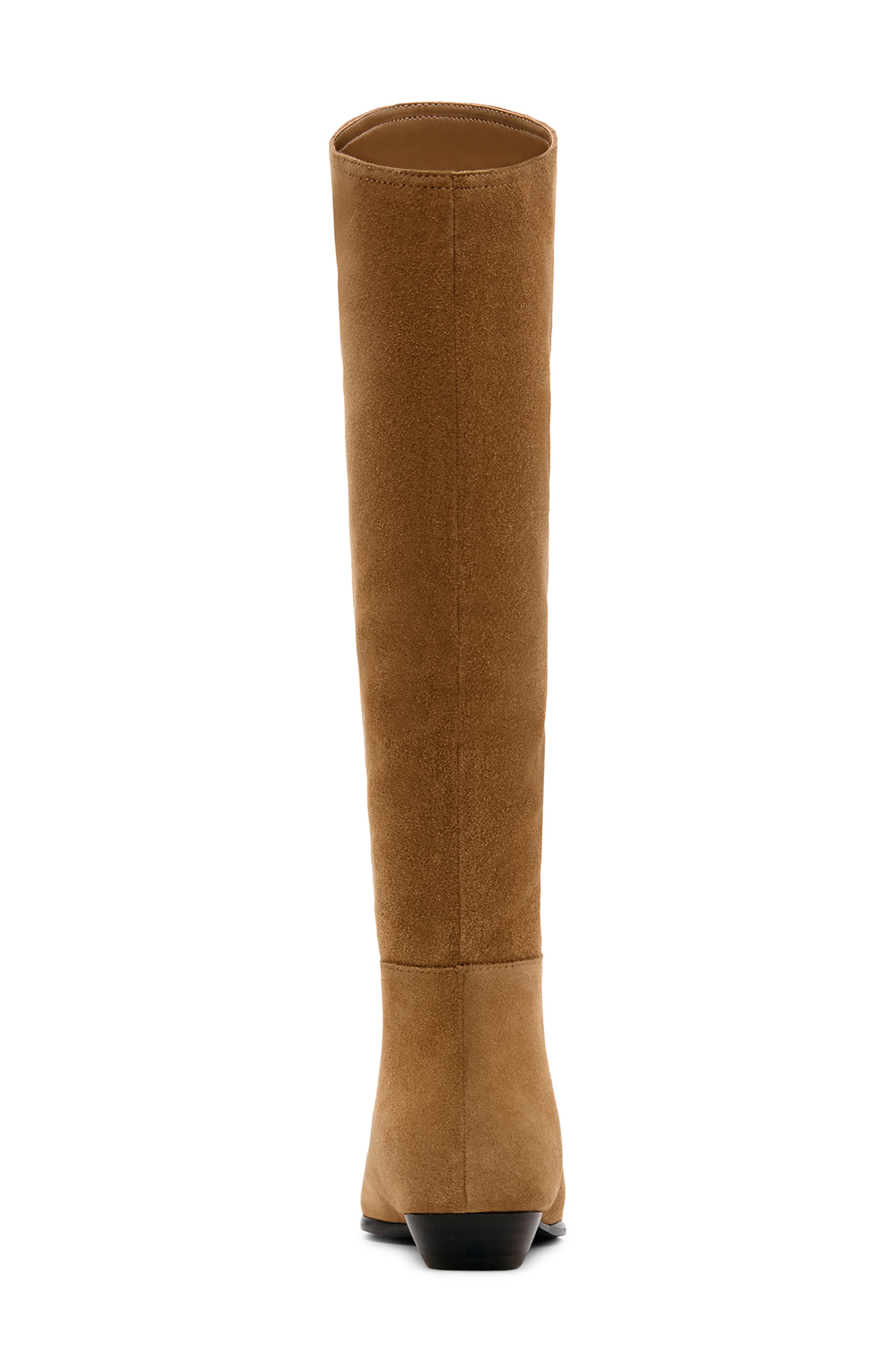 Amias Leather Over the Knee Boot, Alternate, color, TAN SUEDE