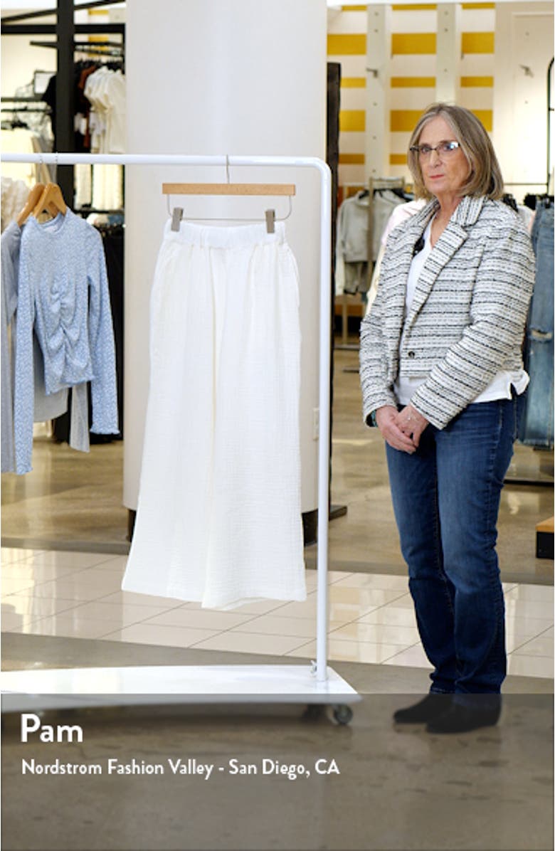 Follow Me 2 Wide Leg Cotton Gauze Pants, sales video thumbnail