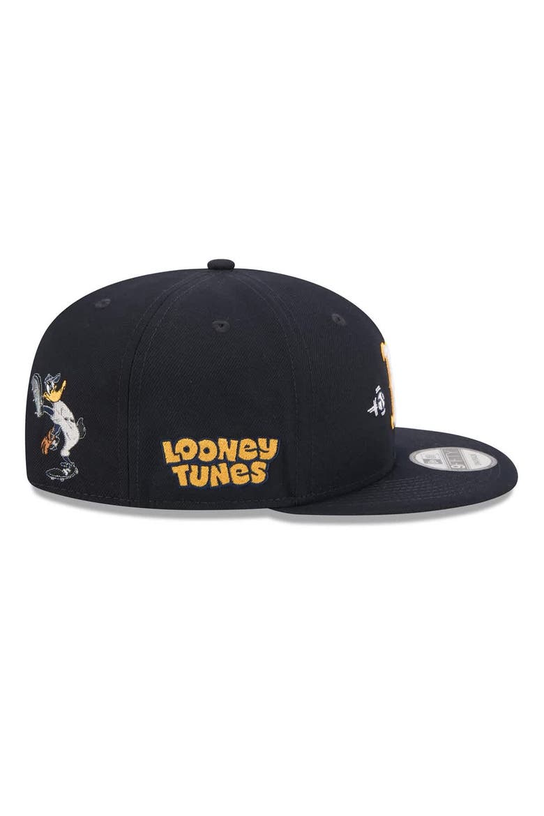Men's New Era Navy Boston Red Sox Looney Tunes Daffy Duck 9FIFTY Snapback Hat, Alternate, color, Navy