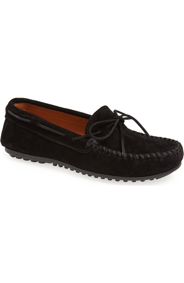 Minnetonka Suede Moccasin, Main, color,