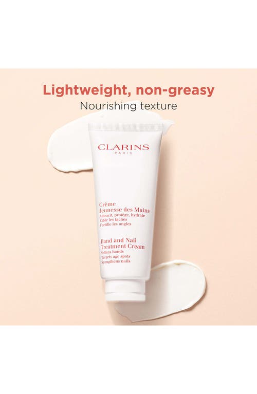 Clarins Hand & Nail Nourishing Treatment Cream Set $54 Value In Transparent