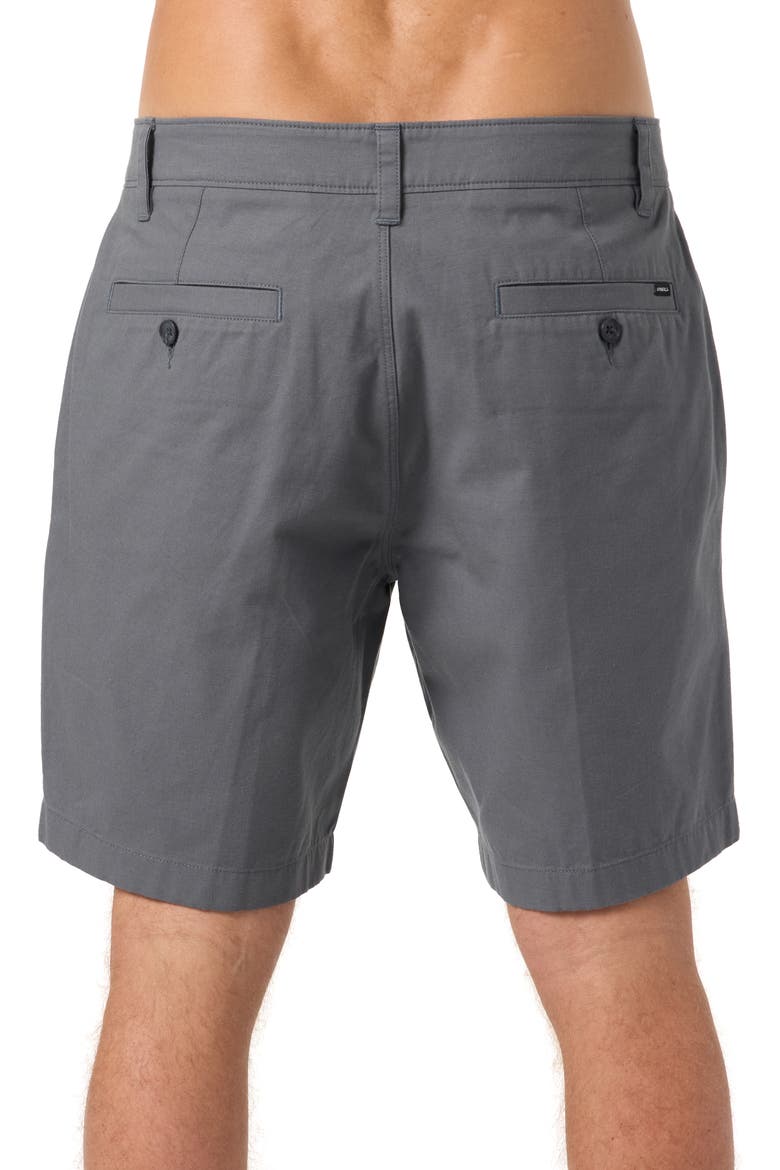 Jay Stretch Cotton Shorts, Alternate, color, DARK SHADOW