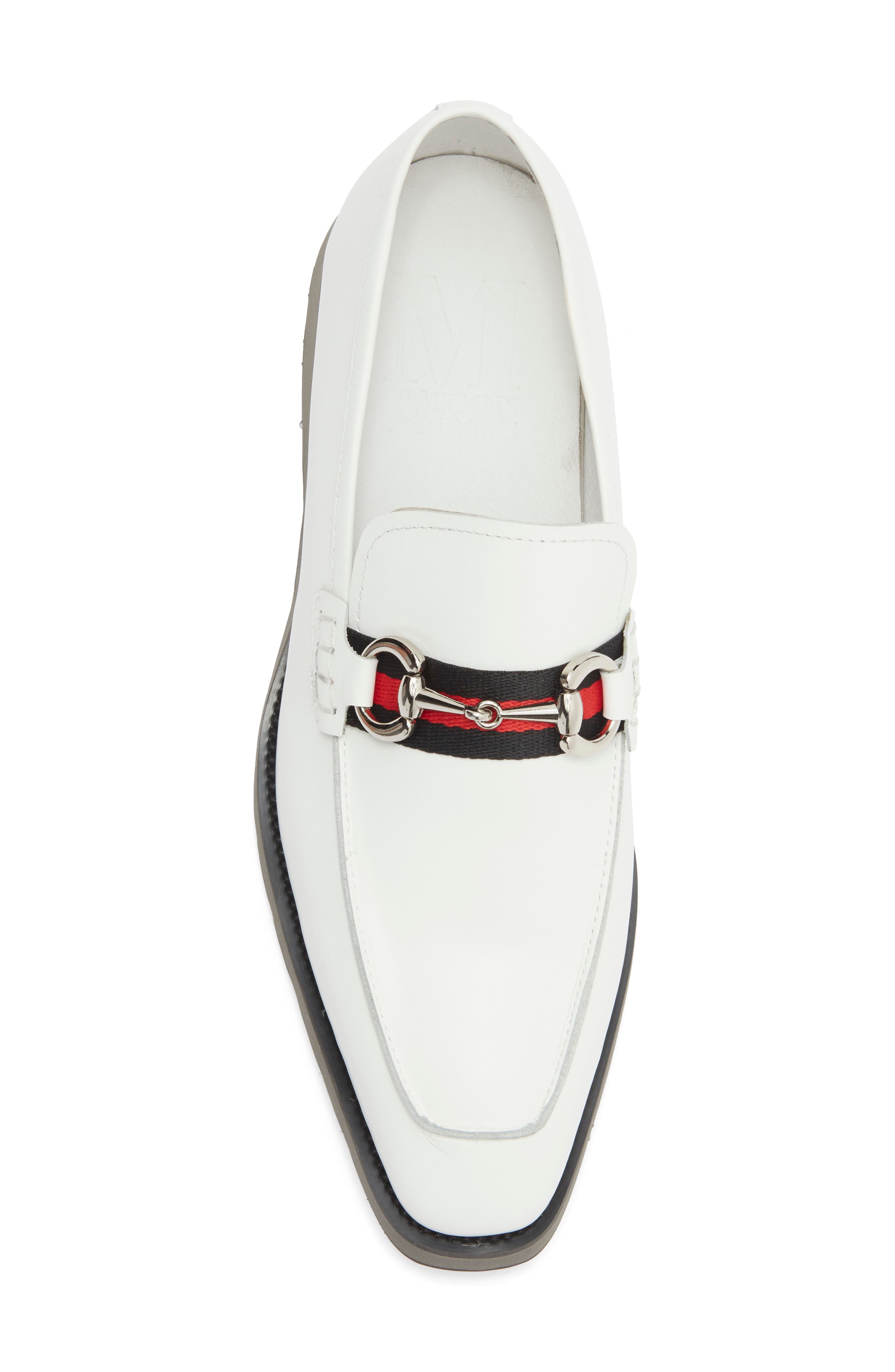 Dominica Hybrid Bit Loafer, Alternate, color, WHITE