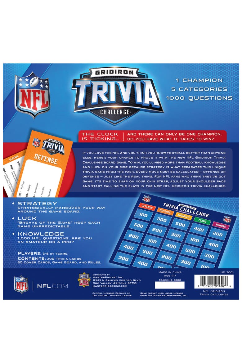 NFL - Gridiron Trivia Challenge, Alternate, color, Multicolor