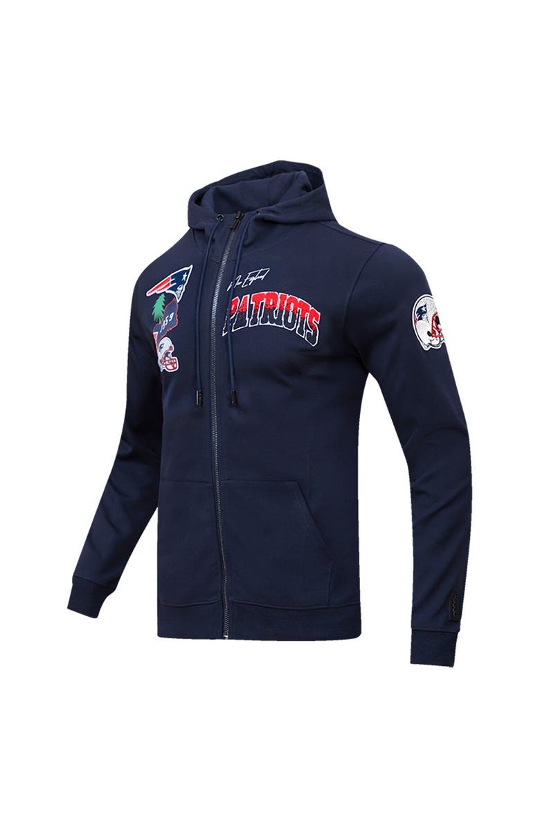 PRO STANDARD Men's Pro Standard Navy New England Patriots Hometown Full-Zip Hoodie, Alternate, color, Navy