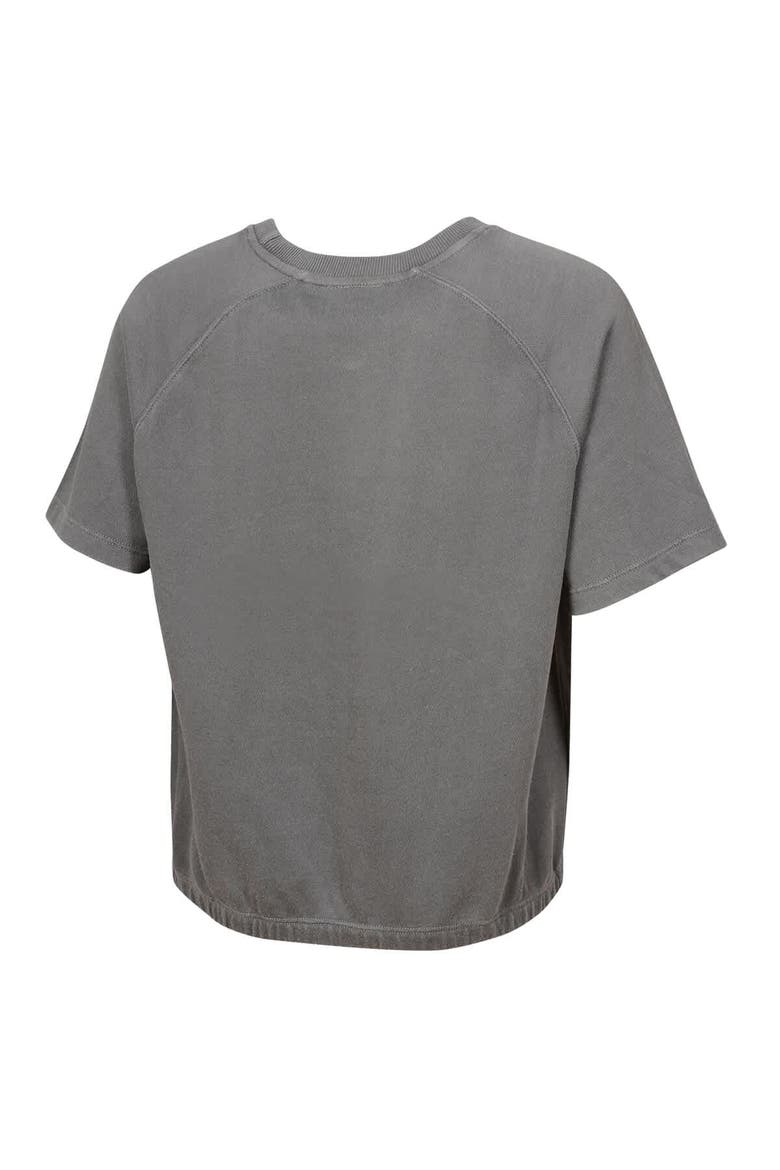 Women's  Gray Philadelphia Eagles Mineral Wash Short Sleeve Top, Alternate, color, Gray