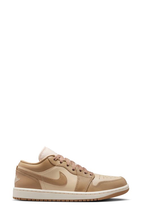 Jordan Air 1 Low Sneaker In Rattan/desert Camo/sail