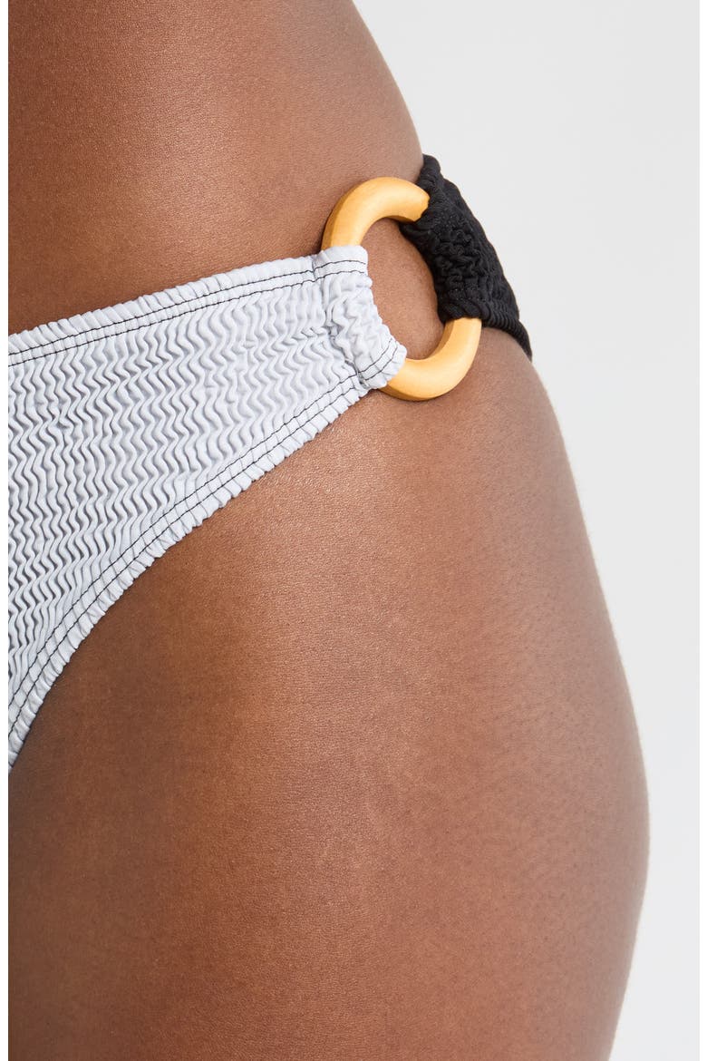 Ripple Bikini Bottoms, Alternate, color, NOIR CLOUD