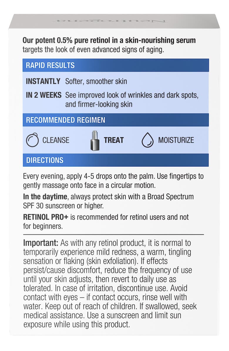 NEUTROGENA Rapid Wrinkle Repair Retinol Pro+ 0.5% Power Serum, Alternate, color,