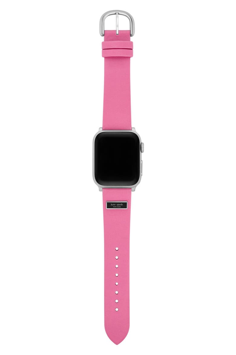 nylon 20mm Apple Watch® watchband, Alternate, color, PINK