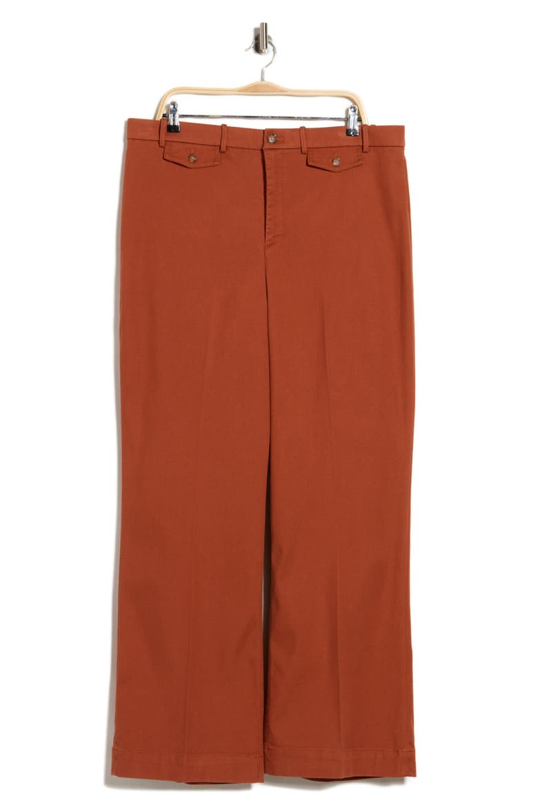 Easy Flare Leg Pants, Main, color, BURNT OCHRE