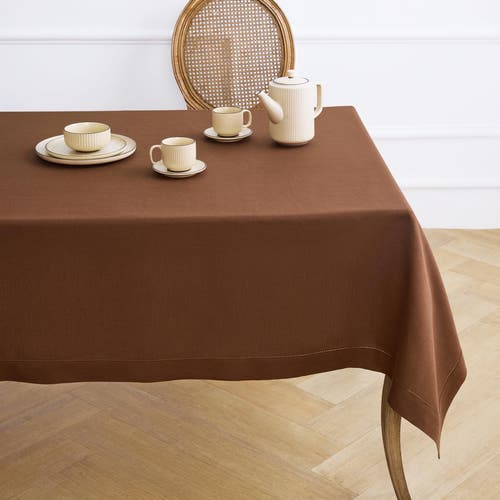 Solino Home Linen Tablecloth In Brown