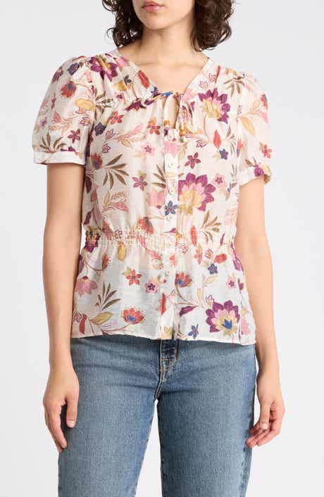 Vince Camuto Puff Sleeve Top