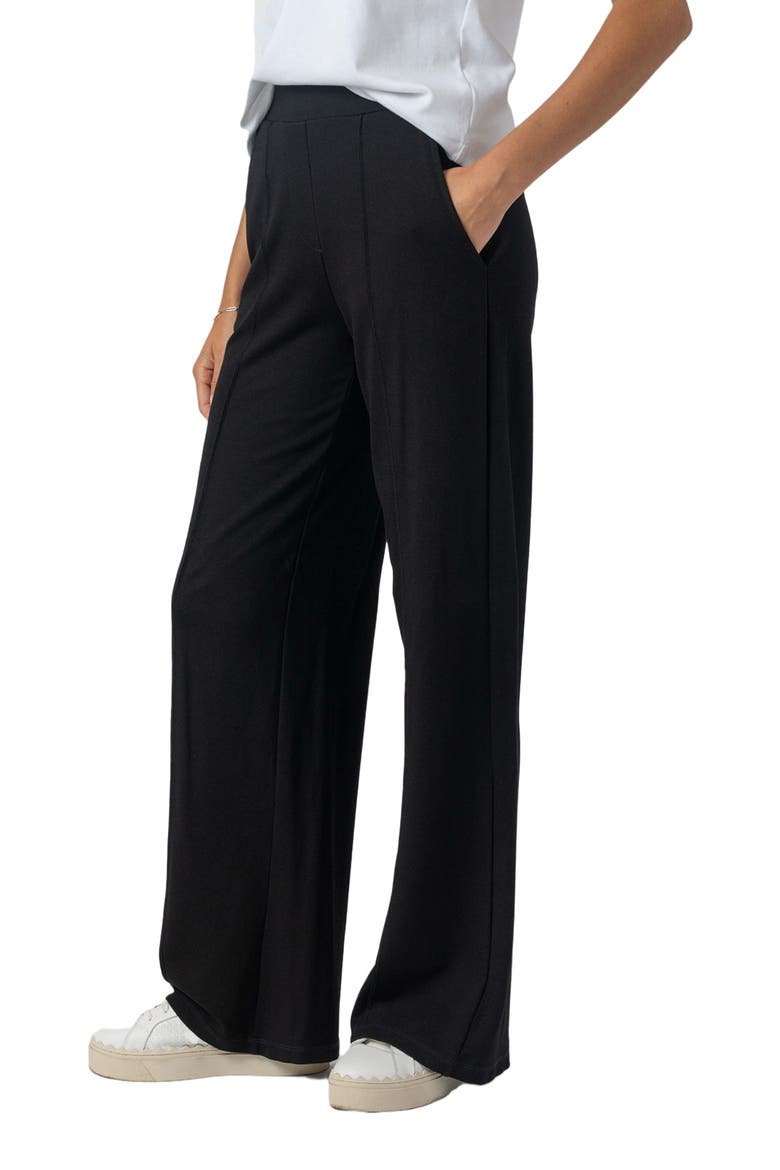 Keller Wide Leg Pant, Alternate, color, black