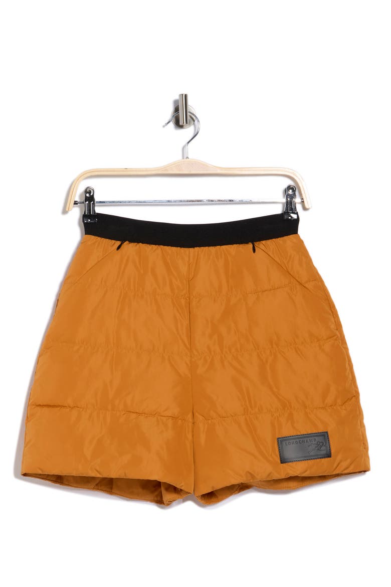 Quilted Shorts, Alternate, color, SAFFRON