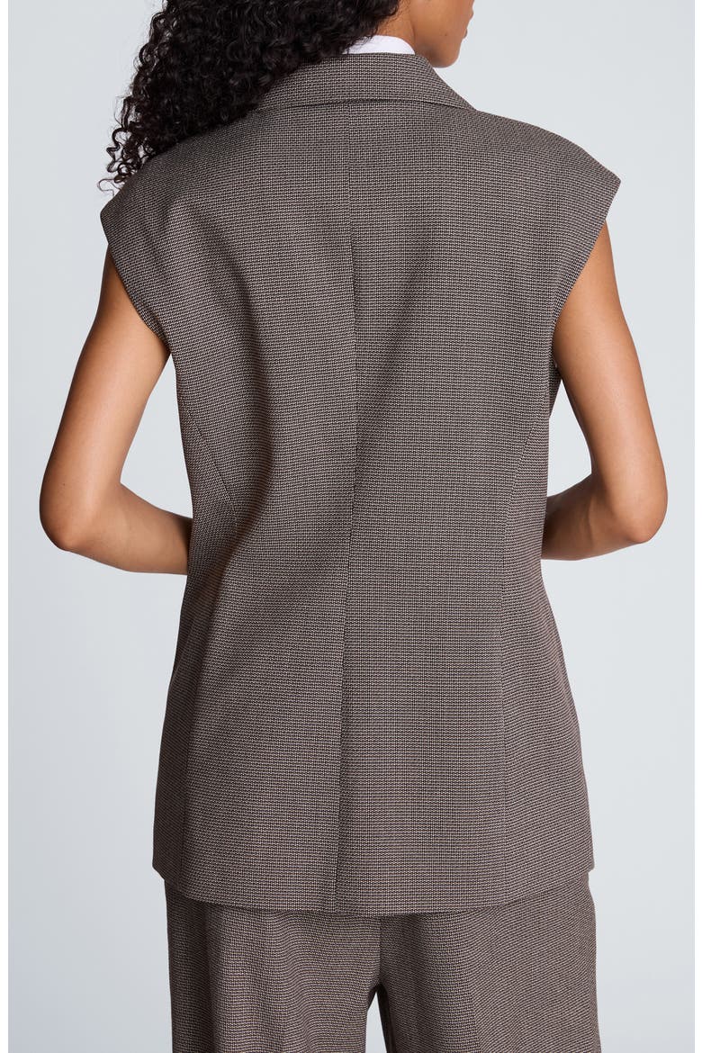 Zip Pocket Vest, Alternate, color, BLACK MULTI/ PURE WHITE