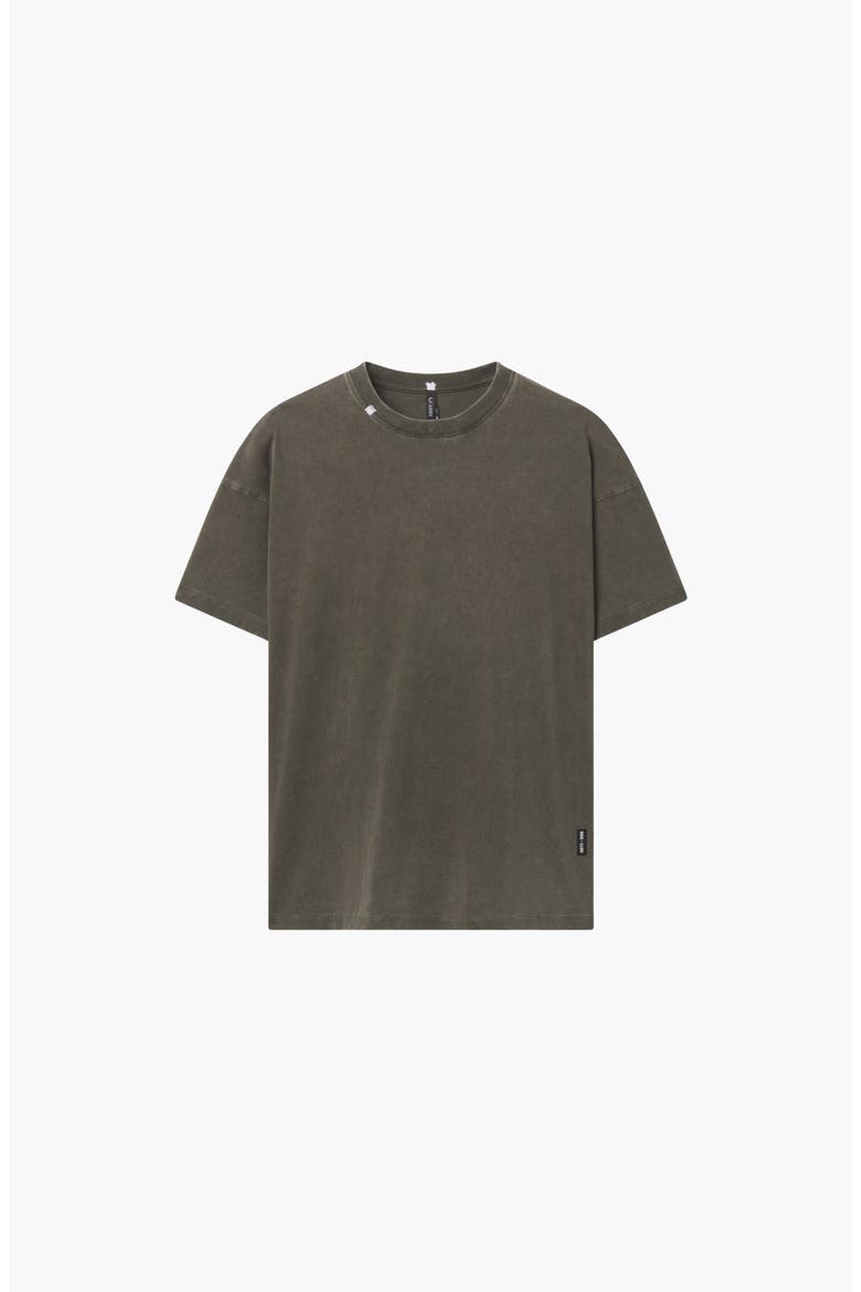 Distressed Relaxed Tee, Alternate, color, Olive