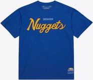 Mitchell & Ness Men's Mitchell & Ness Royal Denver Nuggets Vintage Wordmark T-Shirt