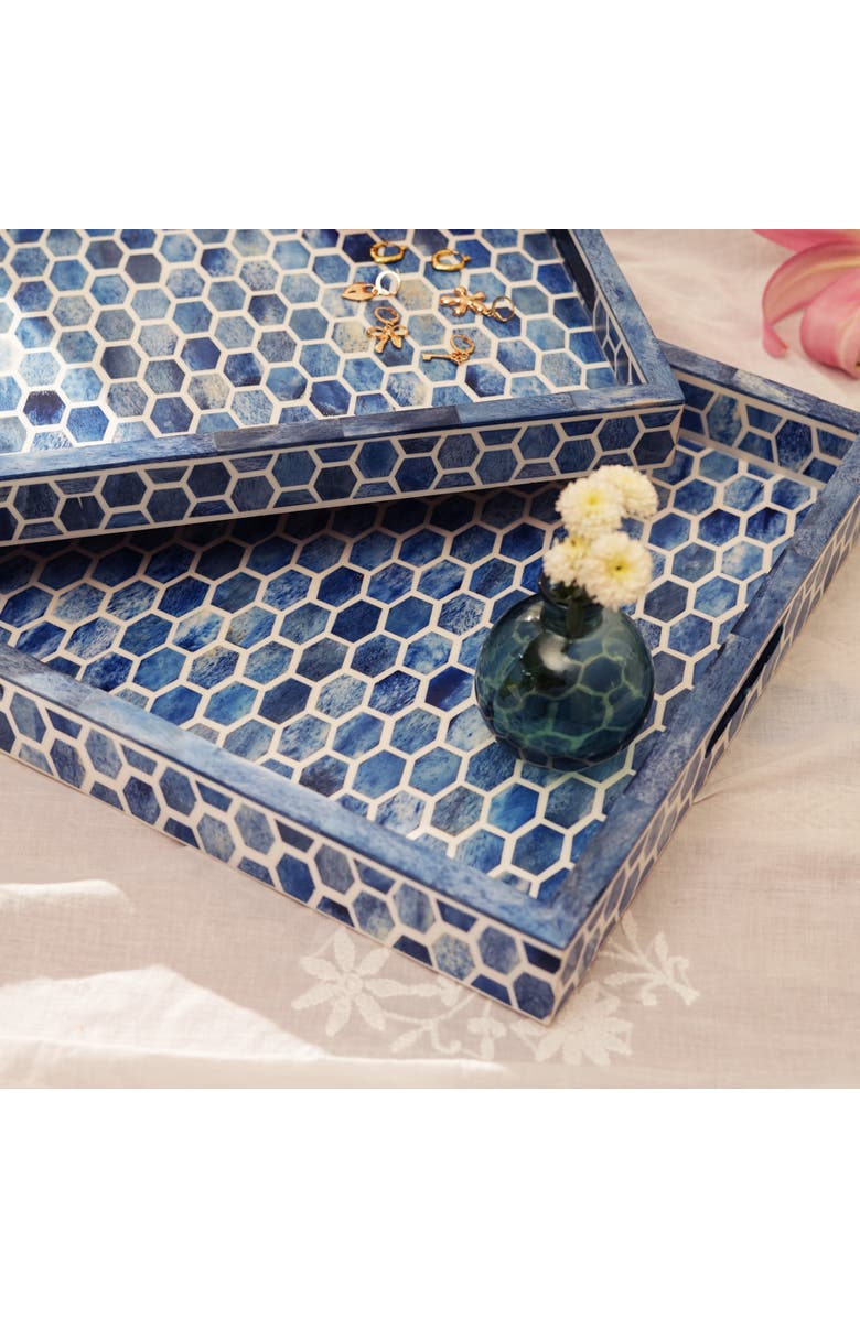 Mela Artisans Gramercy Inlay Tray, Alternate, color, Gramercy