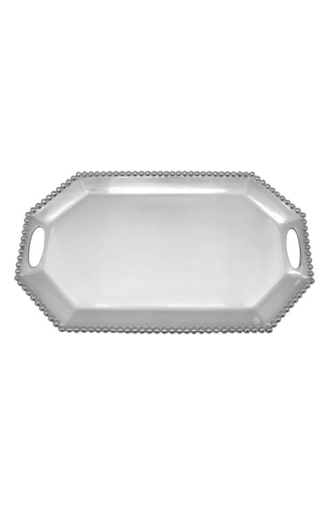 Large Pearled Platter