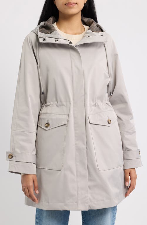 Bernardo Anorak Raincoat In Ash Grey
