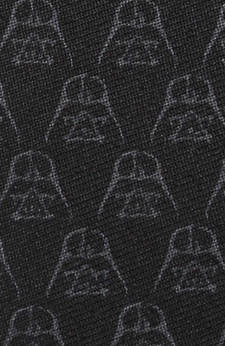 Cufflinks, Inc. Black Darth Vader Silk Skinny Tie, Alternate, color, Black