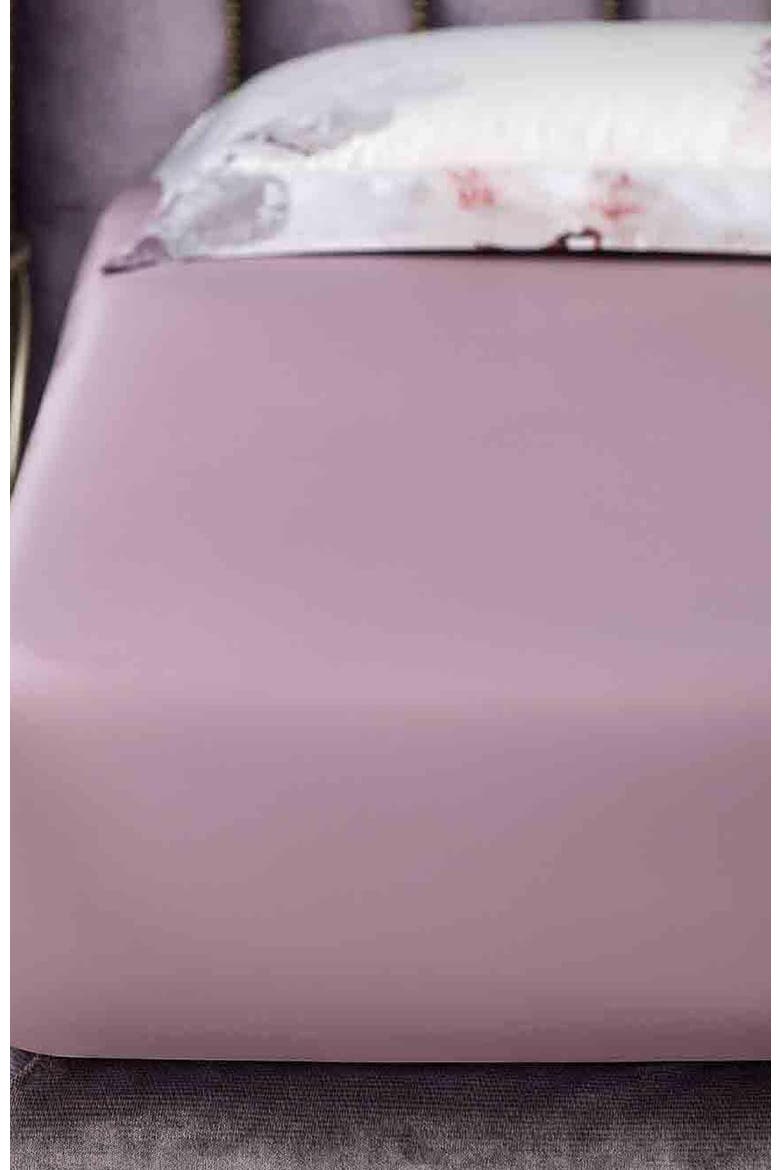 Wilma fitted sheet, Alternate, color, Purple