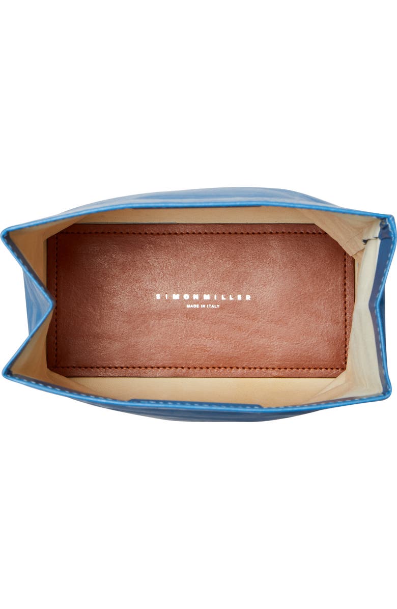 Simon Miller Lunchbag Leather Roll Top Clutch, Alternate, color,