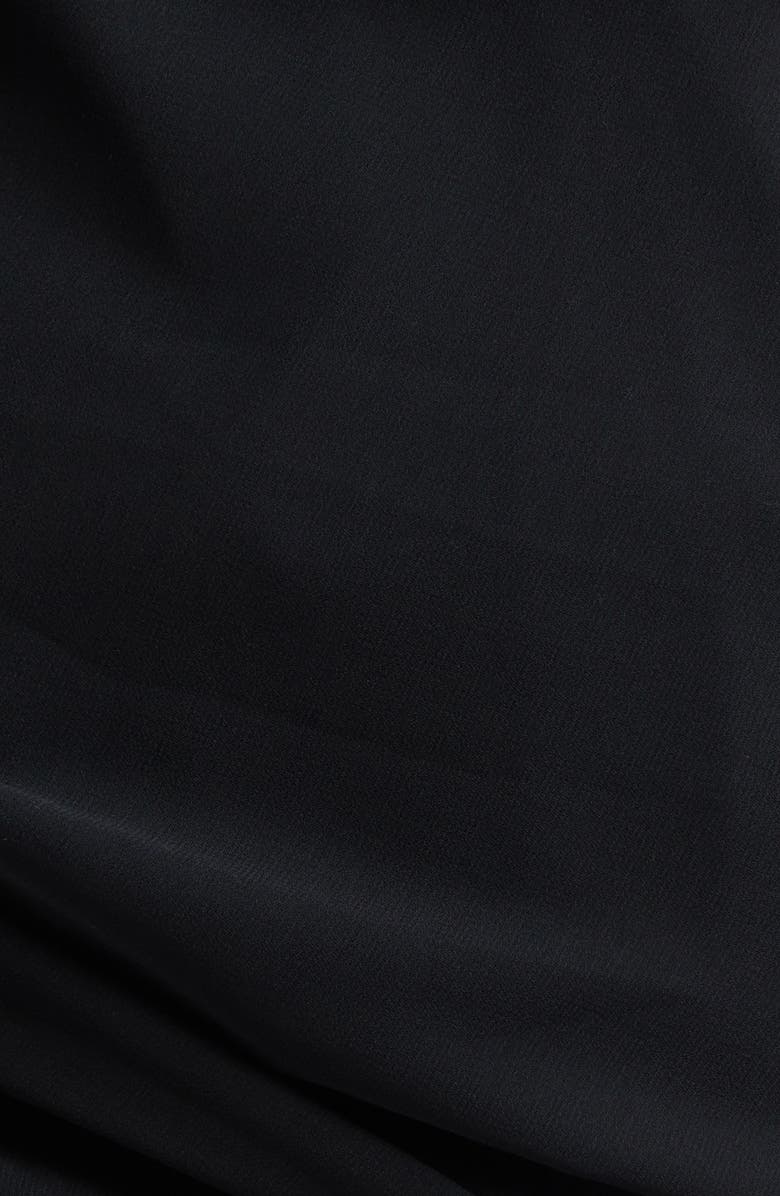 Jacquemus La Robe Castagna Draped Mousseline Dress, Alternate, color, 