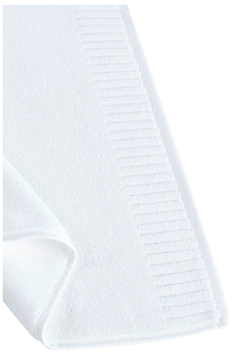 Border Bath Mat, Alternate, color, WHITE