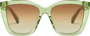 QUAY See Ya 56mm Gradient Square Sunglasses