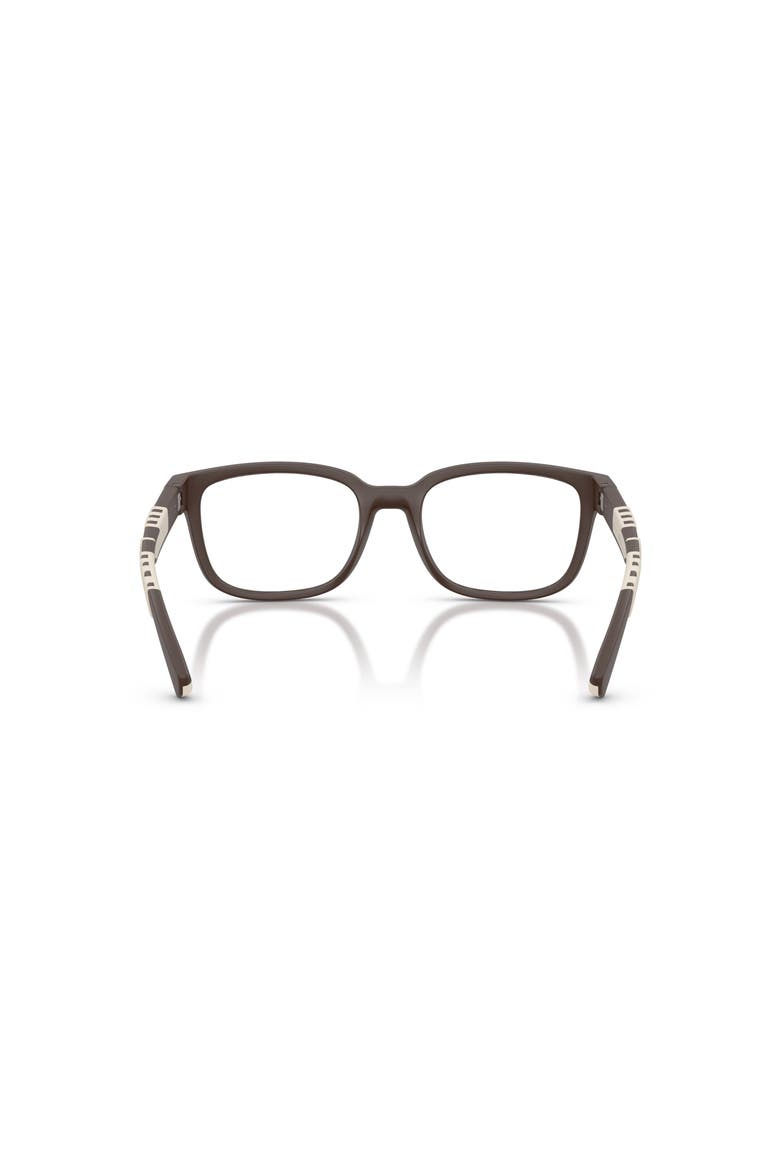 54mm Rectangle optical glasses, Alternate, color, Brown