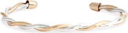 Nordstrom Twisted Wire Two Tone Cuff Bracelet