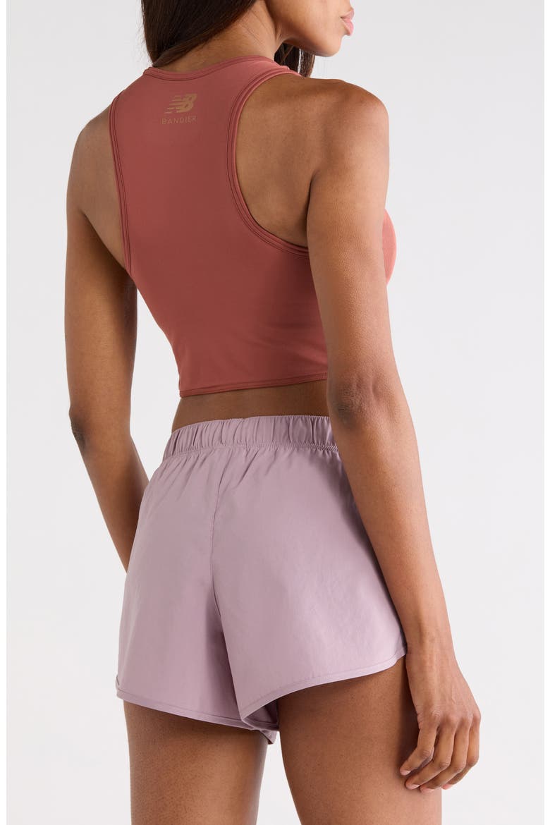 x Bandier Corset Tank, Alternate, color, BROWN