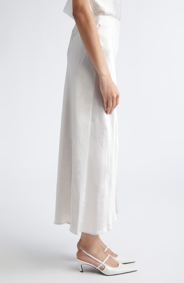 Jason Wu Collection Bias Cut Washed Twill Skirt, Alternate, color, Oyster