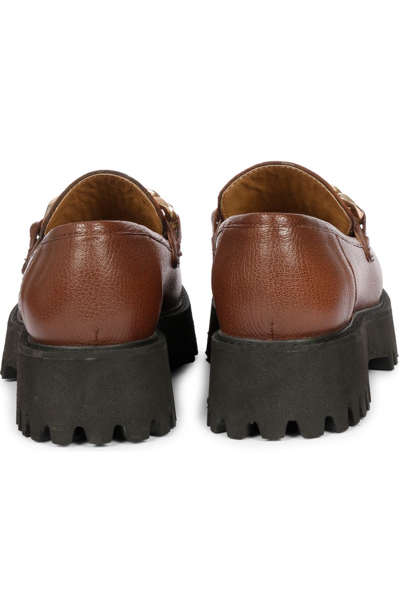 SAINT G Donna Platform Loafer, Alternate, color, Brown