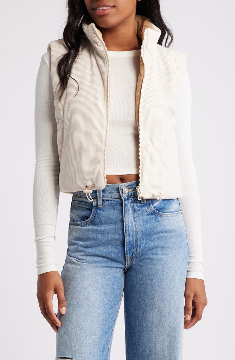 Thread & Supply Reversible Crop Vest, Main, color, 