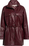WAYF Angelina Faux Leather Jacket