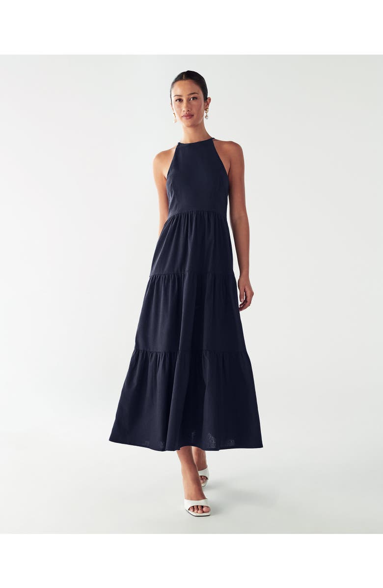 WILLA Aquila Maxi Dress, Alternate, color, Navy Blue