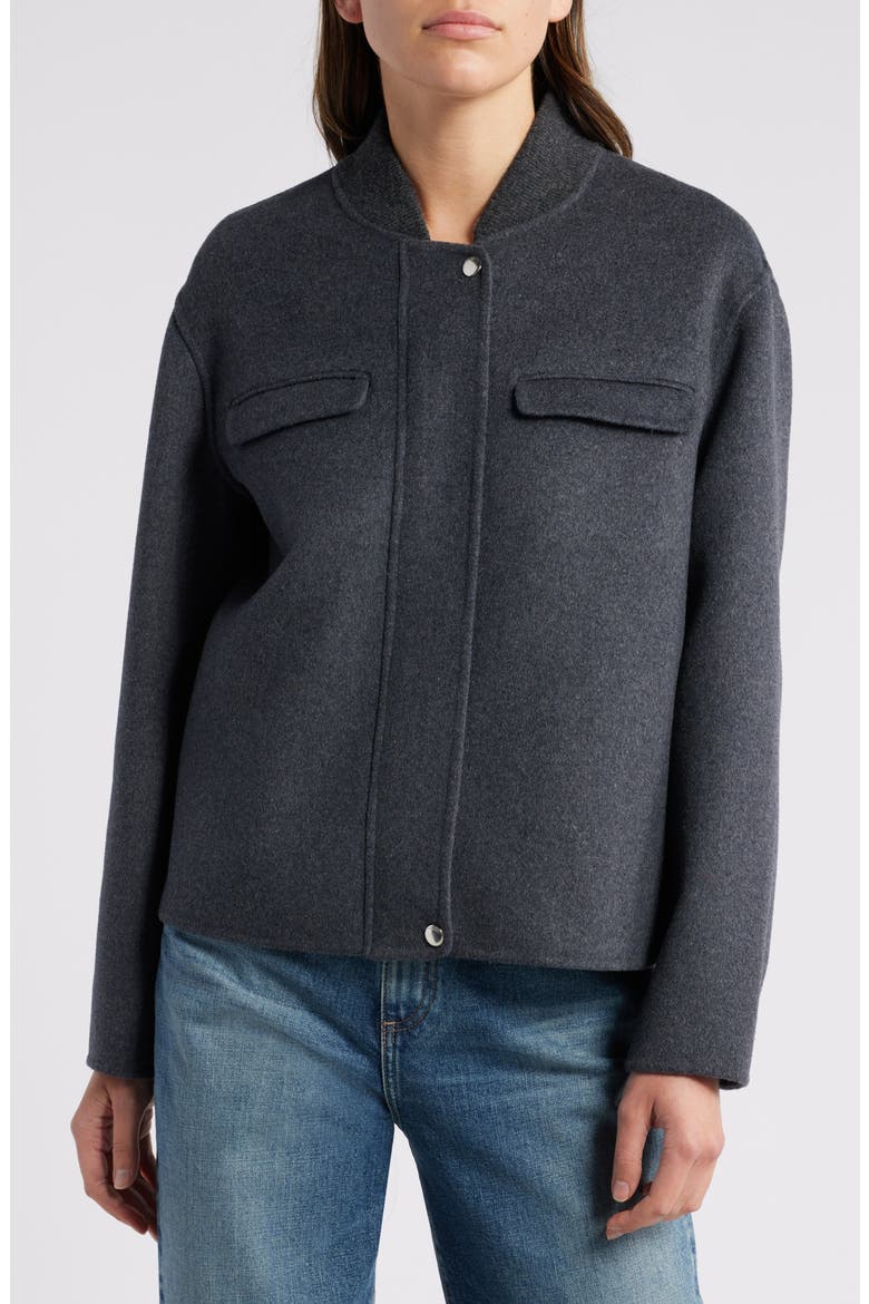 Kinsley Wool Blend Jacket, Alternate, color, CHARCOAL