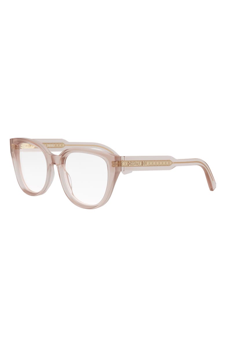 DIOR 'DiorPrismeO B1I 52mm Butterfly Eyeglasses, Alternate, color,