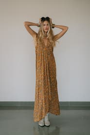 Sun Child Classic Silk Dress Layla