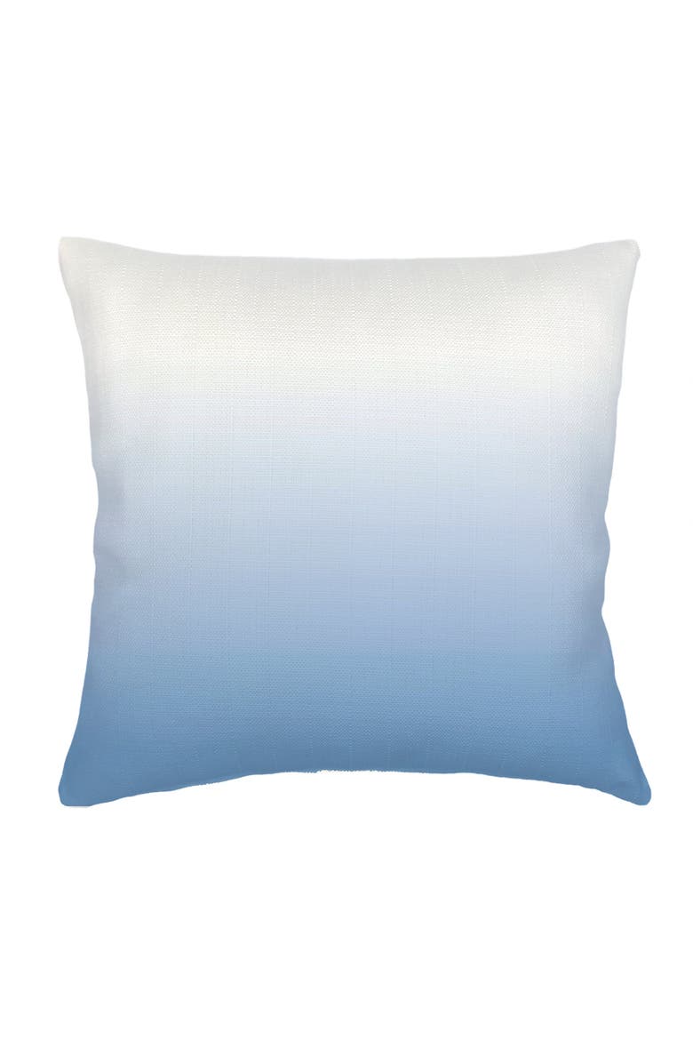 Ombre Euro Linen Pillow with Down Insert, Main, color, Coastal Blue