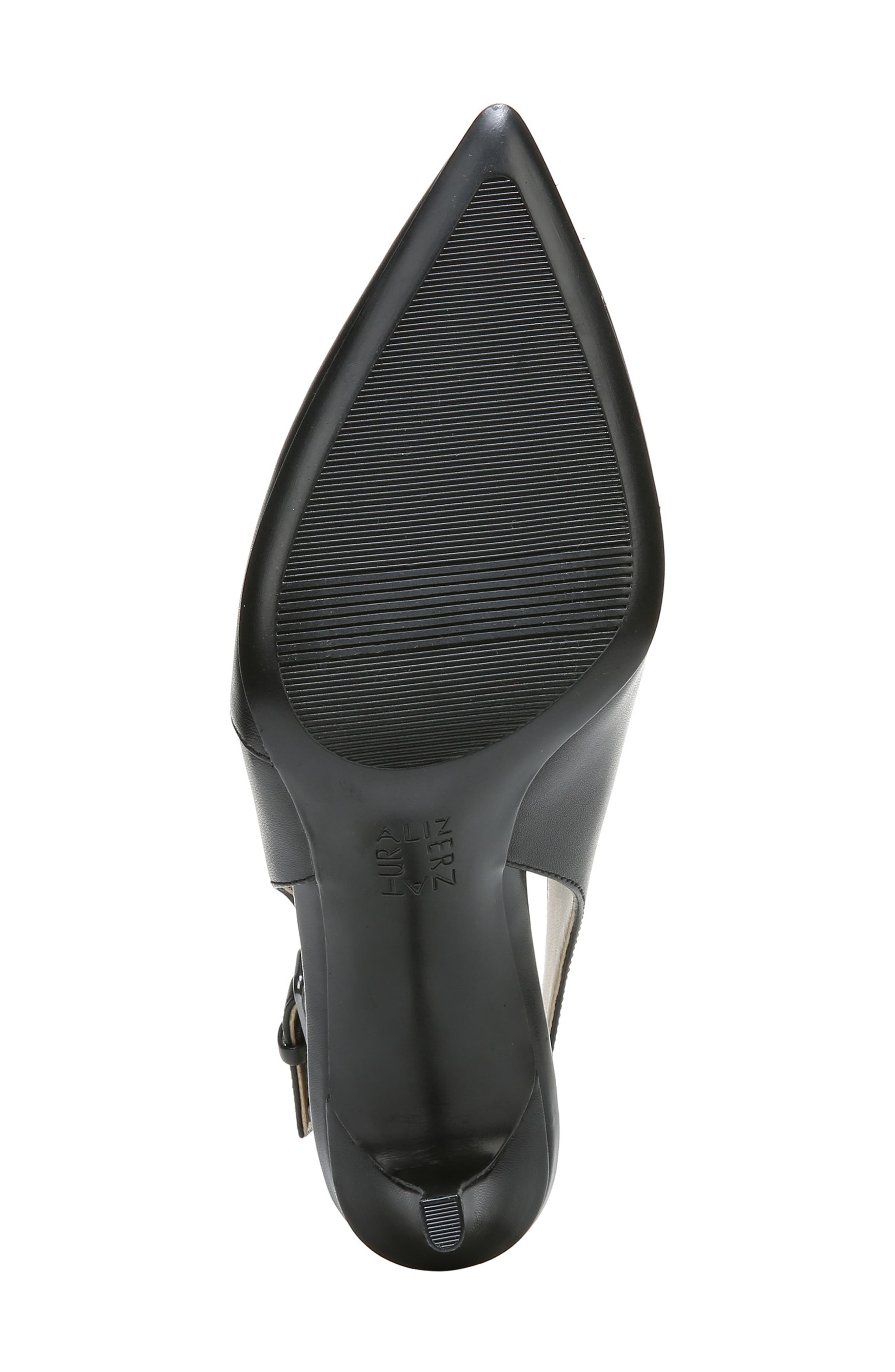 Arlo Slingback Pump, Alternate, color, BLACK LEATHER