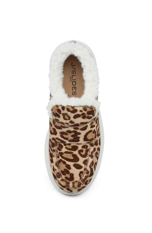 Jslides Footwear Junie Sneaker In Leopard