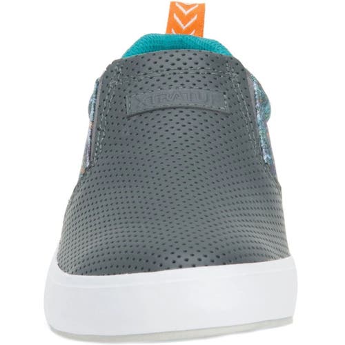 Xtratuf Fishewear Leather  Deck Shoe In Gray