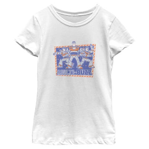 Girls Toy Story 5 Multi Buzz Frame T Shirt